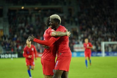 Amerikan Futbol Takımı 15 Kasım 2019 Cuma günü Orlando Florida 'daki Exploria Stadyumu' nda oynanan Concacaf Uluslar Ligi karşılaşmasında Kanada 'ya ev sahipliği yapmaktadır.