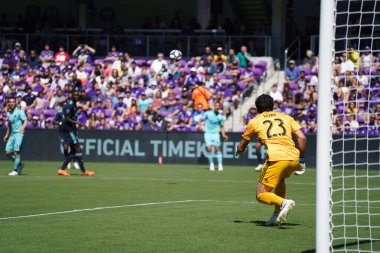 Orlando City SC 20 Nisan 2019 'da Orlando City Stadyumu' nda Vancouver Whitecaps 'a ev sahipliği yapıyor..  