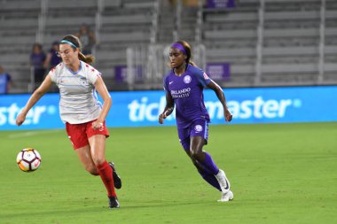 Orland Pride, 25 Ağustos 2018 'de Orlando Florida' daki Exploria Stadyumu 'nda Chicago Red Stars' a ev sahipliği yapıyor..  