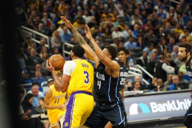Orlando Magic 11 Aralık 2019 Çarşamba günü Orlando Forida 'daki Amway Center' da Los Angeles Lakers 'a ev sahipliği yaptı..  