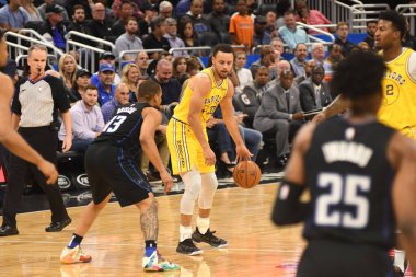 Orlando Magic, 28 Şubat 2019 Perşembe günü Orlando Florida 'daki Amway Center' da Golden State Warriors 'a ev sahipliği yaptı.. 