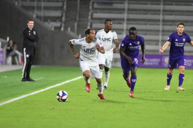 Orlando City 20 Şubat 2019 Çarşamba günü Orlando Fl 'daki Orlando City Stadyumu' nda New England 'a ev sahipliği yaptı.