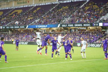 Orlando City SC, 19 Haziran 2019 Çarşamba günü Orlando 'daki Exploria Stadyumu' nda düzenlenen ABD Açık Kupası sırasında New England Devrimi 'ne ev sahipliği yaptı. 