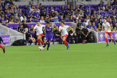 Orland Pride, 25 Ağustos 2018 'de Orlando Florida' daki Exploria Stadyumu 'nda Chicago Red Stars' a ev sahipliği yapıyor.. 