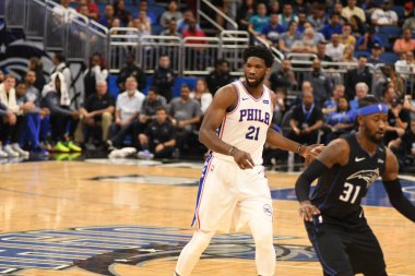 Orlando Magic, Philadelphia 76ers 'ı 14 Kasım 2018' de Orlando Florida 'daki Amway Center' da ağırlıyor..