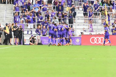Orlando City, 31 Mart 2018 'de Orlando Florida' daki Exploria Stadyumu 'nda New York Red Bulls' a ev sahipliği yaptı..  