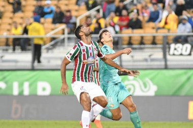 Fluminense, Florida Kupası 'nda 15 Ocak 2018' de Orlando Florida 'da oynanan Spektrum Stadyumu' nda Barcelona SC 'ye karşı..