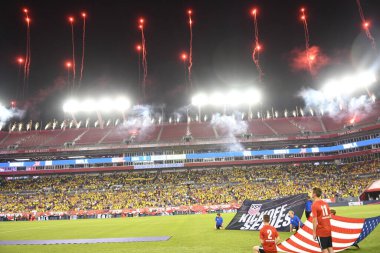 ABD Kolombiya 'ya karşı Raymond James Stadyumu' nda 11 Ekim 2018 'de. 