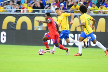 Brezilya, 8 Haziran 2016 tarihinde Orlando Florida 'daki Copa America Centenario' da Haiti ile karşılaştı..