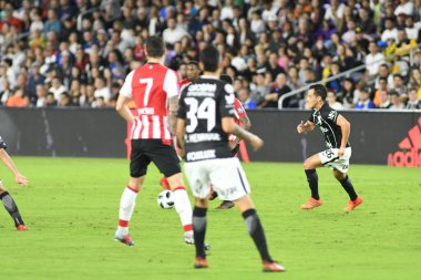 Korintliler, 10 Ocak 2018 'de Orlando City Stadyumu' nda düzenlenen Florida Kupası 'nda PSV Eindhoven' a karşı..  
