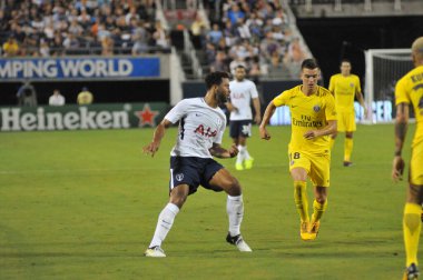 Paris Saint-Germain, Tottenham Hotspur 'a karşı 22 Temmuz 2017' de Orlando Florida 'daki Citrus Bowl' da.  