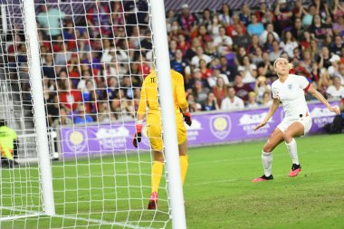 5 Mart 2020 'de Orlando Florida' daki Exploria Stadyumu 'nda düzenlenen 2020 SheBelieves Kupası' nda ABD - İngiltere Karşılaşması 
