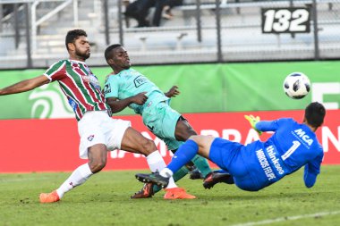 Fluminense, Florida Kupası 'nda 15 Ocak 2018' de Orlando Florida 'da oynanan Spektrum Stadyumu' nda Barcelona SC 'ye karşı..