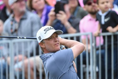 8 Mart 2020 'de Orlando Florida' daki Bay Hill Kulübü 'nde Arnold Palmer Davetiye Turu sırasında.  