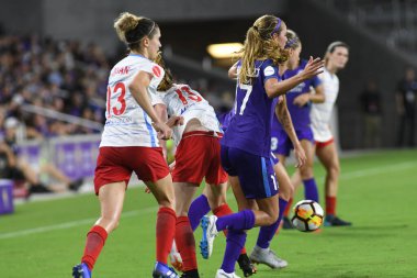 Orland Pride, 25 Ağustos 2018 'de Orlando Florida' daki Exploria Stadyumu 'nda Chicago Red Stars' a ev sahipliği yapıyor..  