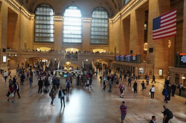 New York 'un ünlü merkez istasyonu manzarası