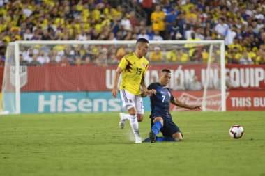 ABD Kolombiya 'ya karşı Raymond James Stadyumu' nda 11 Ekim 2018 'de.  