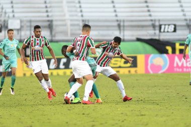 Fluminense, Florida Kupası 'nda 15 Ocak 2018' de Orlando Florida 'da oynanan Spektrum Stadyumu' nda Barcelona SC 'ye karşı..