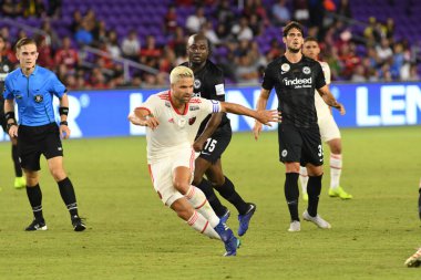 Flamengo Eintracht Frankfurt 'a karşı 12 Ocak 2019 Cumartesi günü Orlando City Stadyumu' nda.  