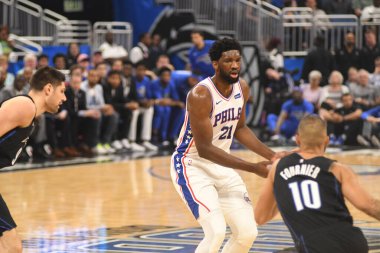 Orlando Magic, Philadelphia 76ers 'ı 25 Mart 2019' da Orlando Florida 'daki Amway Arena' da ağırlıyor.. 