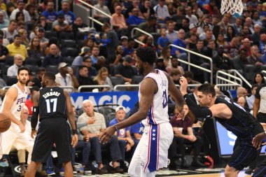 Orlando Magic, Philadelphia 76ers 'ı 14 Kasım 2018' de Orlando Florida 'daki Amway Center' da ağırlıyor..