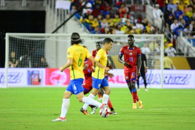 Brezilya, 8 Haziran 2016 tarihinde Orlando Florida 'daki Copa America Centenario' da Haiti ile karşılaştı..