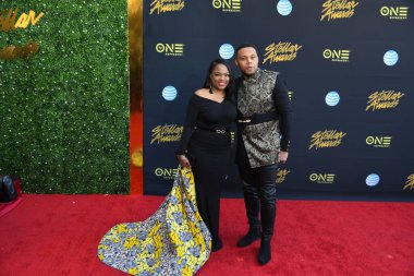 24 Mart 2018 Cumartesi günü Las Vegas 'taki Orleans Resort' ta düzenlenen 33. Yıldız Ödülleri Kırmızı Halı sırasında ünlüler.