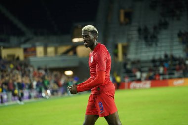 Amerikan Futbol Takımı 15 Kasım 2019 Cuma günü Orlando Florida 'daki Exploria Stadyumu' nda oynanan Concacaf Uluslar Ligi karşılaşmasında Kanada 'ya ev sahipliği yapmaktadır.