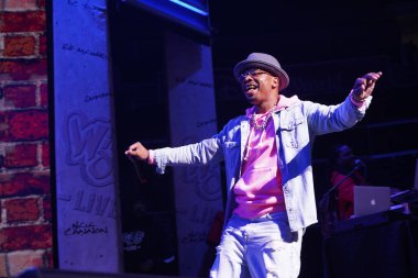 MTV Wild n Out Tour sunucusu Nick Cannon 5 Mart 2020 Perşembe günü Orlando Florida 'daki Amway Center' da