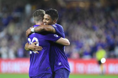 Orlando City 20 Şubat 2019 Çarşamba günü Orlando Fl 'daki Orlando City Stadyumu' nda New England 'a ev sahipliği yaptı.