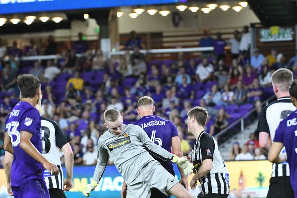 Orlando City Anfitrião Reykjavk Estádio Exploria Uma Partida Amigável Terça — Fotografia de Stock