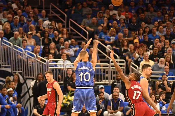 Orlando Magic Host Miami Heat Amway Center Στο Ορλάντο Της — Φωτογραφία Αρχείου