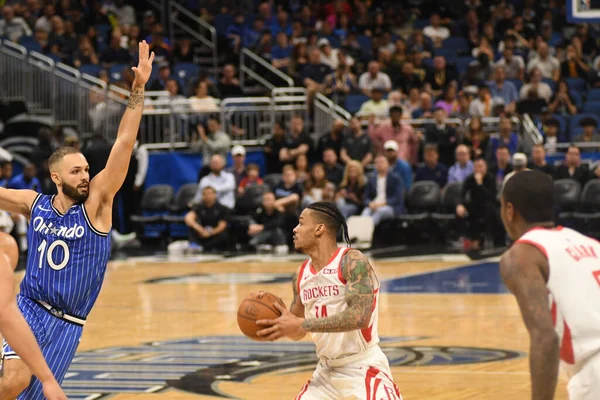 Orlando Magic Organiseert Houston Rockets Amway Arena Zondag Januari 2019 — Stockfoto