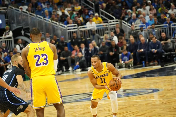 Orlando Magic Acoge Los Angeles Lakers Amway Center Orlando Forida — Foto de Stock