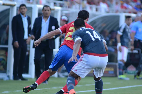 Κόστα Ρίκα Αντιμετωπίζει Την Παραγουάη Κατά Διάρκεια Της Copa America — Φωτογραφία Αρχείου