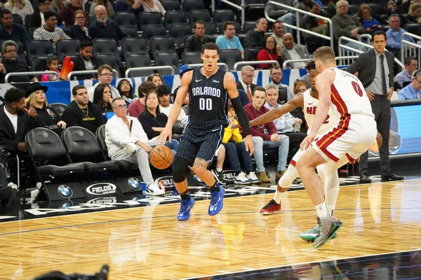 Orlando Magic Hostí Miami Heat Amway Center Orlando Florida Sobotu — Stock fotografie