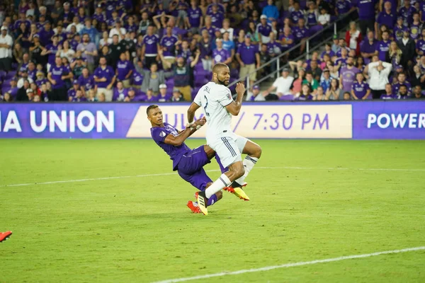 Orlando City Accueille Révolution Nouvelle Angleterre Lors Open Cup Des — Photo