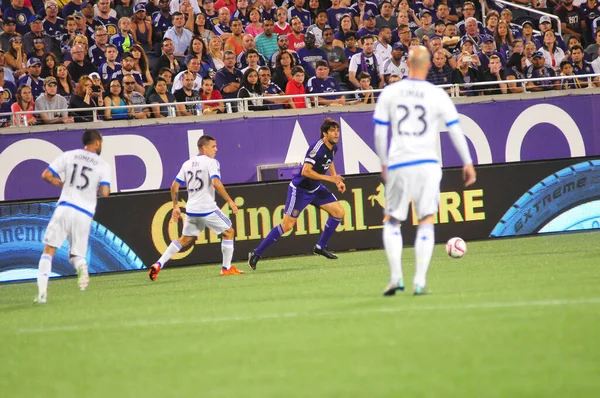 Orlando City Värd Dig Montreal Impact Camping World Stadium Den — Stockfoto