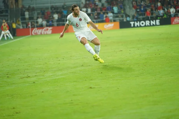 Équipe Soccer Américaine Accueille Canada Lors Match Ligue Des Nations — Photo