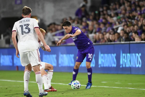 Orlando City Hospeda Real Salt Lake Estádio Exploria Sábado Fevereiro — Fotografia de Stock