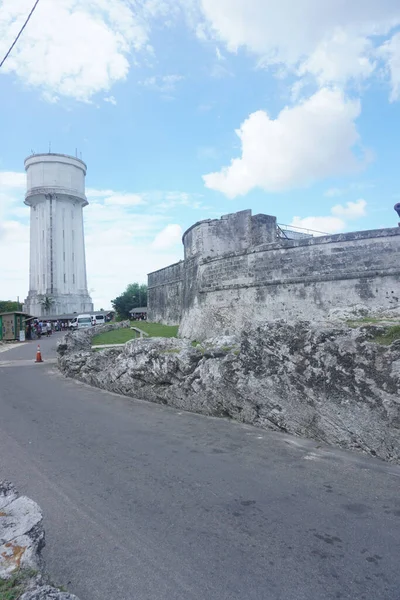 Veduta Delle Antiche Mura Della Fortezza — Foto Stock