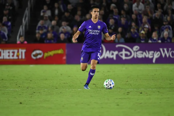 Orlando City Empfängt Real Salt Lake Exploria Stadium Samstag Den — Stockfoto