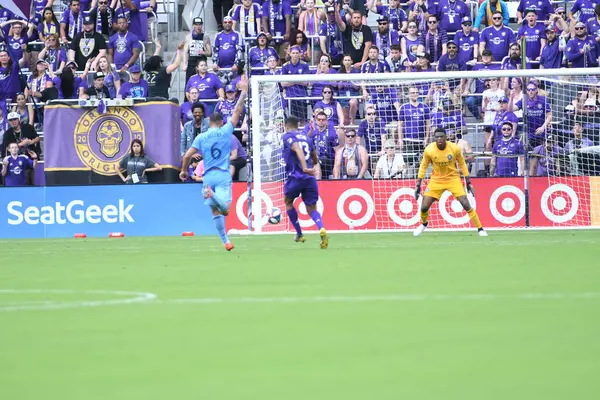 Orlando City Host New York City Orlando City Stadium Orlando — Fotografia de Stock