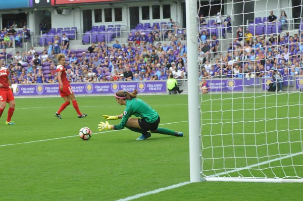 Orlando Pride Värd För Washington Spirit Orlando City Stadium Den — Stockfoto