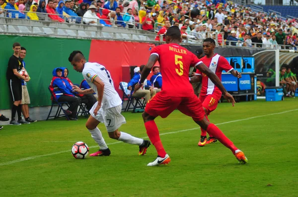 Bolivia Enfrenta Panamá Durante Copa American Centenario Orlando Florida Camping —  Fotos de Stock