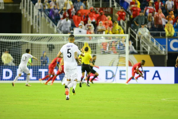 Bolívia Enfrenta Panamá Durante Centenário Americano Copa Orlando Florida Camping — Fotografia de Stock