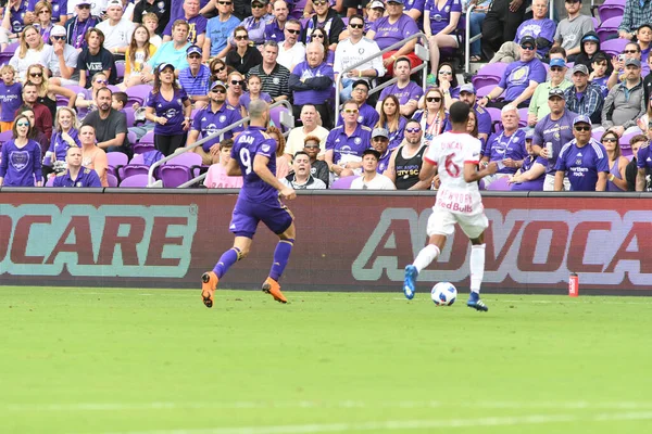 Orlando City Värd För New York Red Bulls Exploria Stadium — Stockfoto