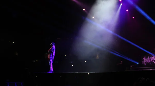 Singer Usher Apresenta Amway Center Orlando Florida Dezembro 2014 — Fotografia de Stock