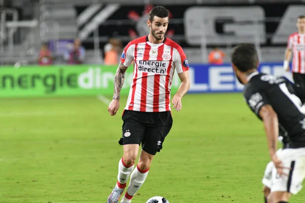 Korintliler, 10 Ocak 2018 'de Orlando City Stadyumu' nda düzenlenen Florida Kupası 'nda PSV Eindhoven' a karşı..  