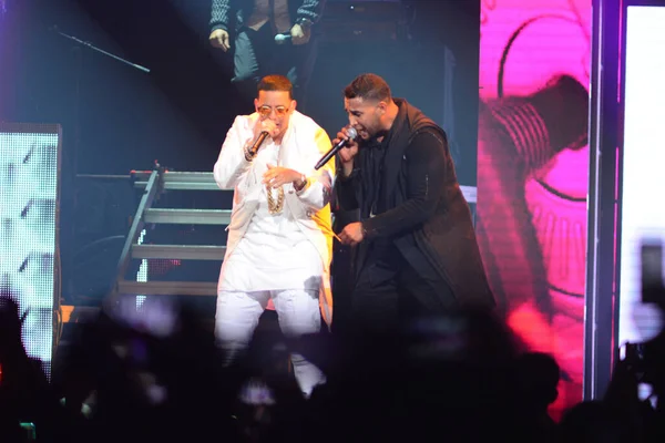 Daddy Yankee Don Omar Concierto Amway Center Orlando Florida Agosto — Foto de Stock